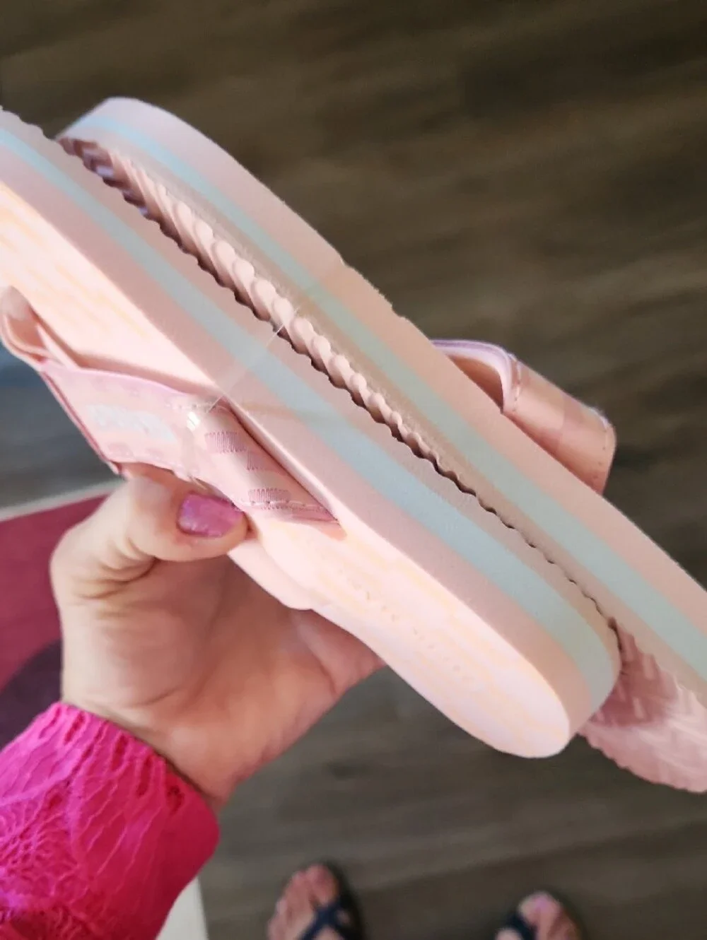 Women's Pink Thong Sandals